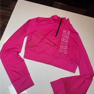 Fashion Nova Fuchsia Zip-Up Top